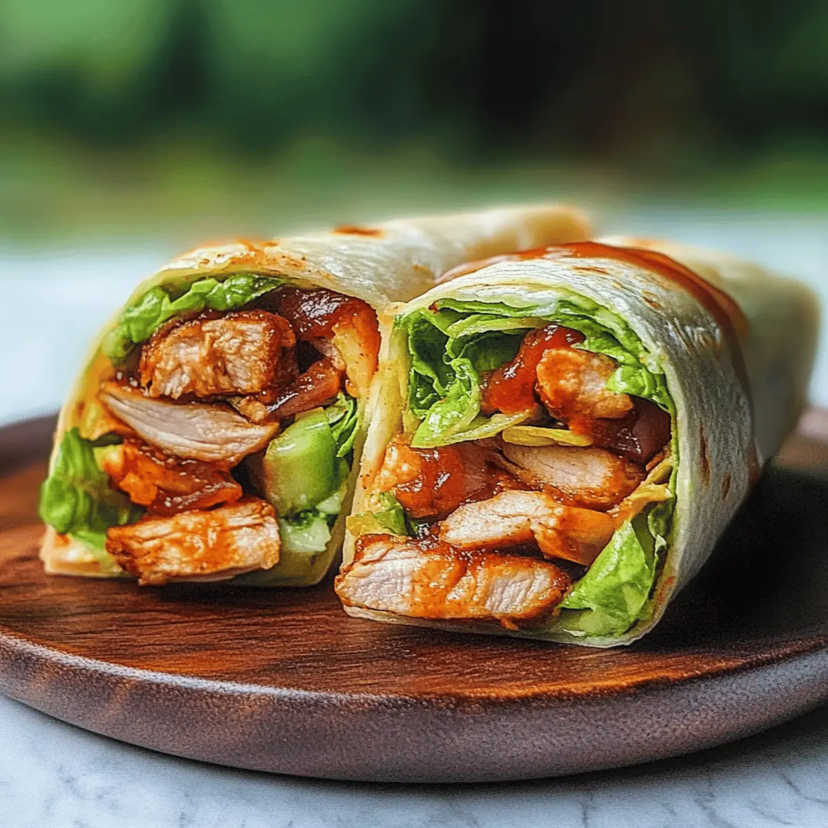 BBQ Chicken Wraps
