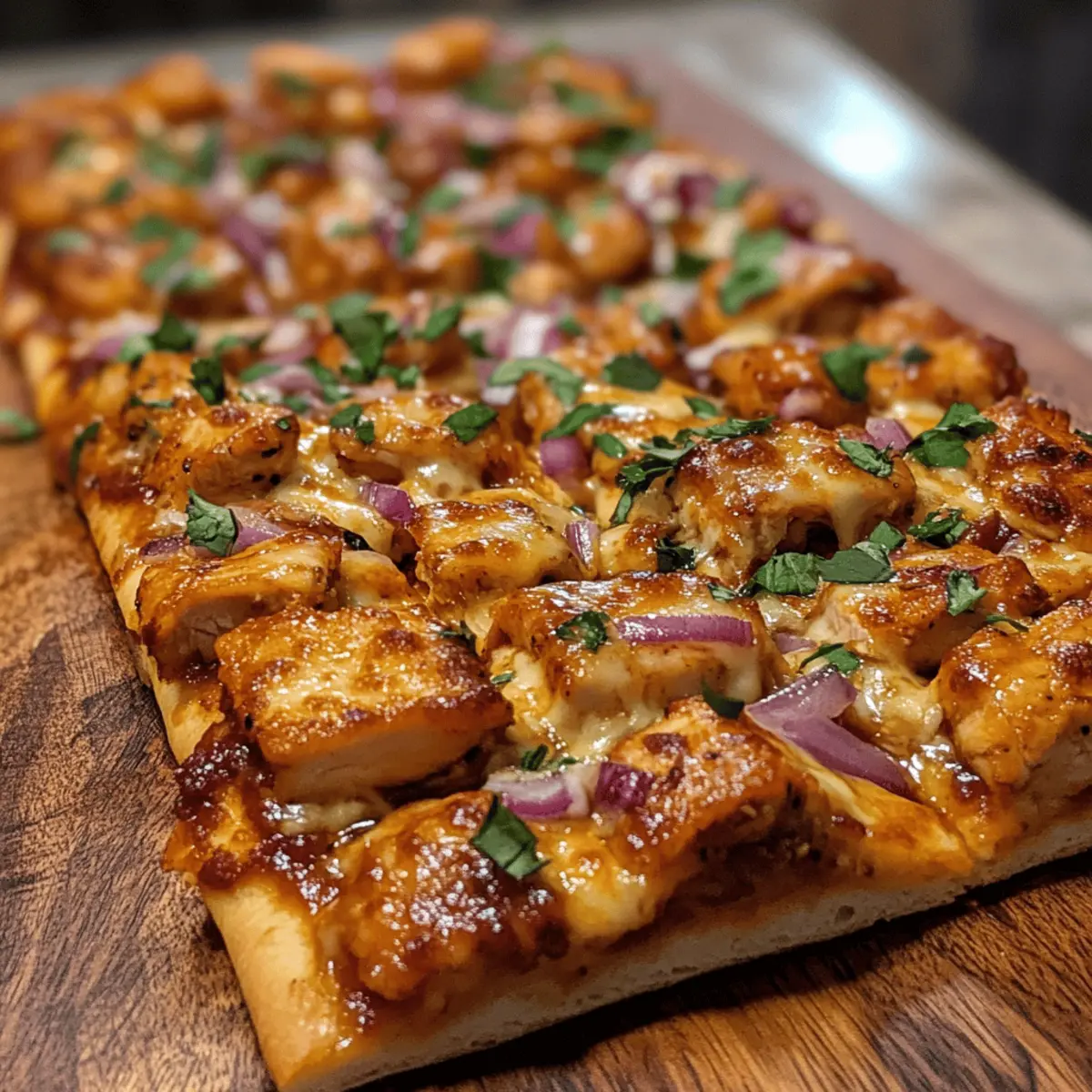 BBQ Chicken Flatbread Pizza