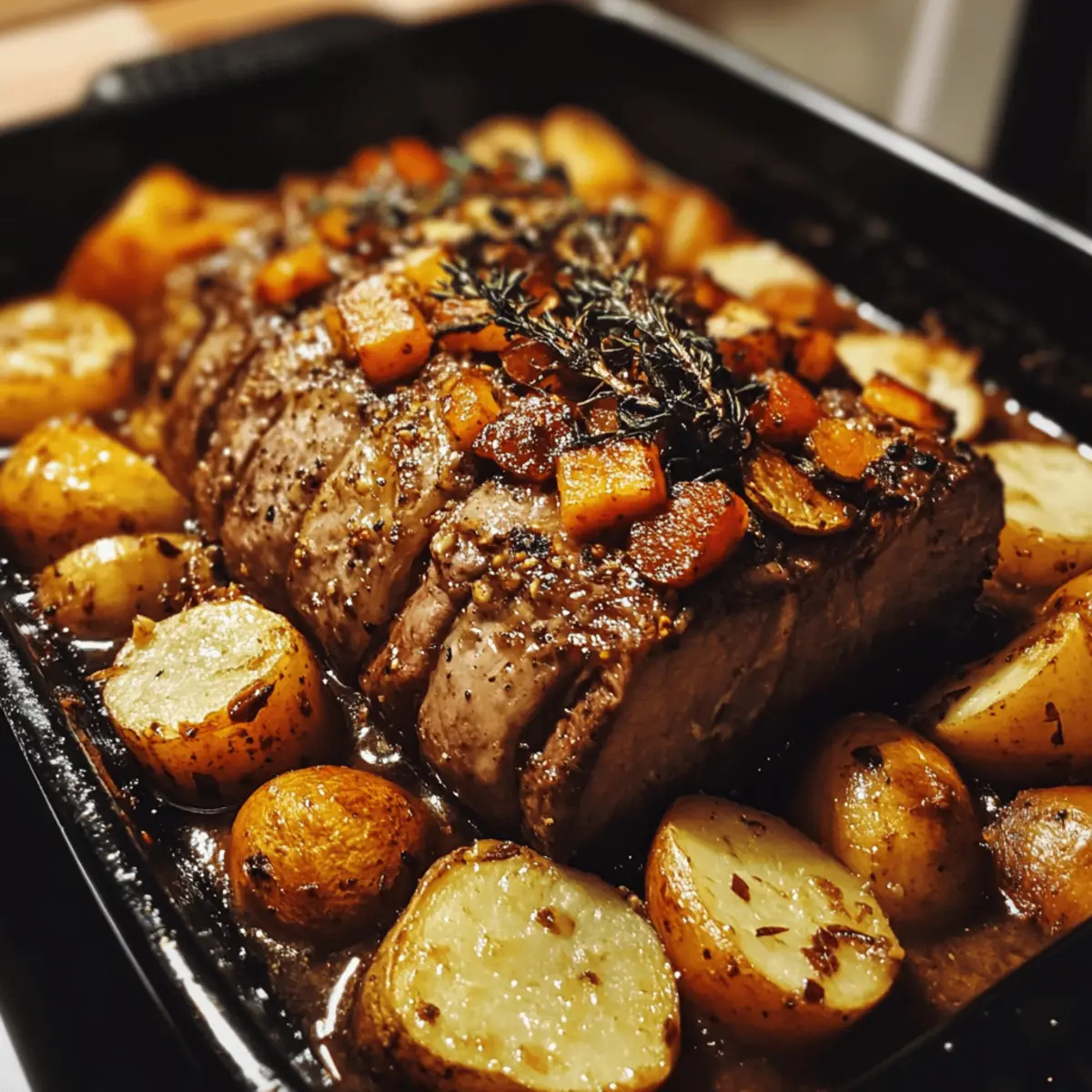 Festive Beef and Root Roast
