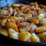 Spiced Pear and Ham Skillet