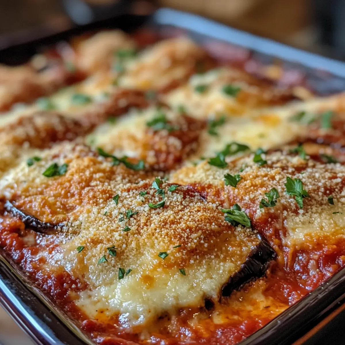 Baked Eggplant Parmesan Italian Classic